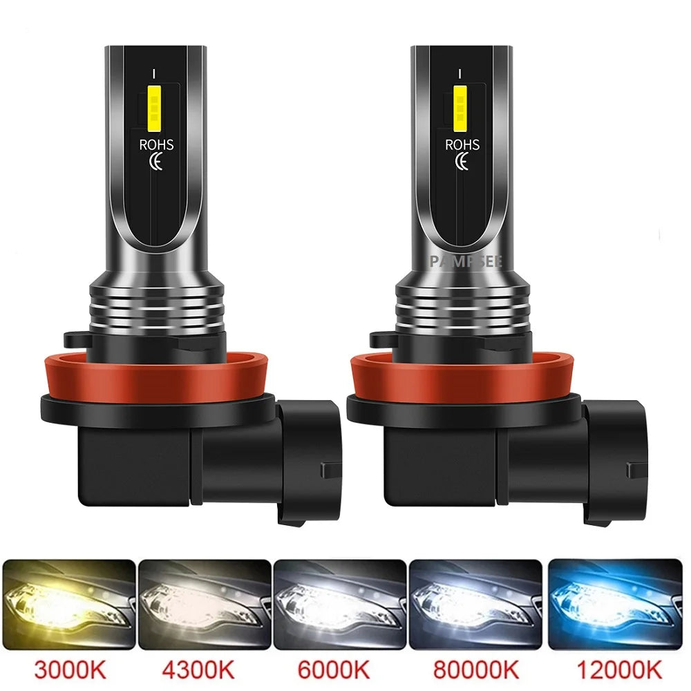 Pampsee LED Headlight Bulbs H4 H7 H11 9005 9006 | 16000LM