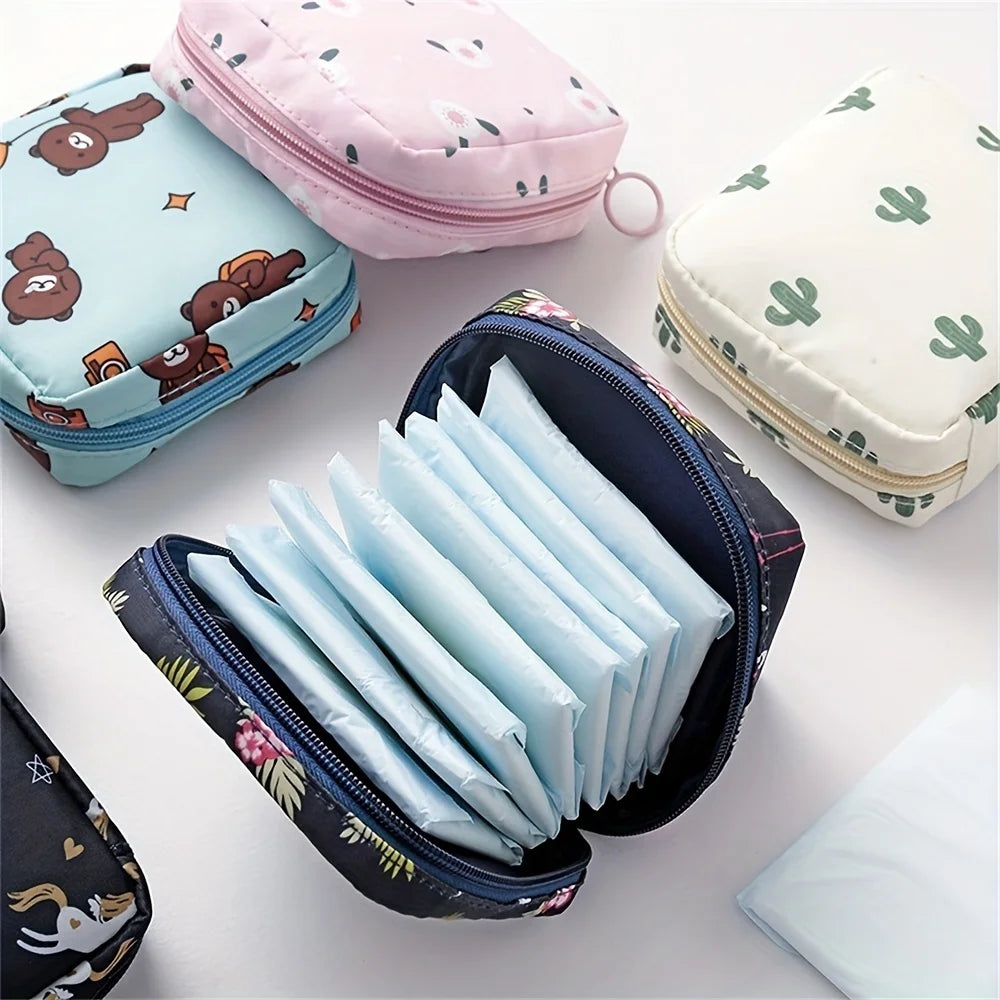 Large Zippered Canvas Storage Bag – Travel & Makeup Organizer