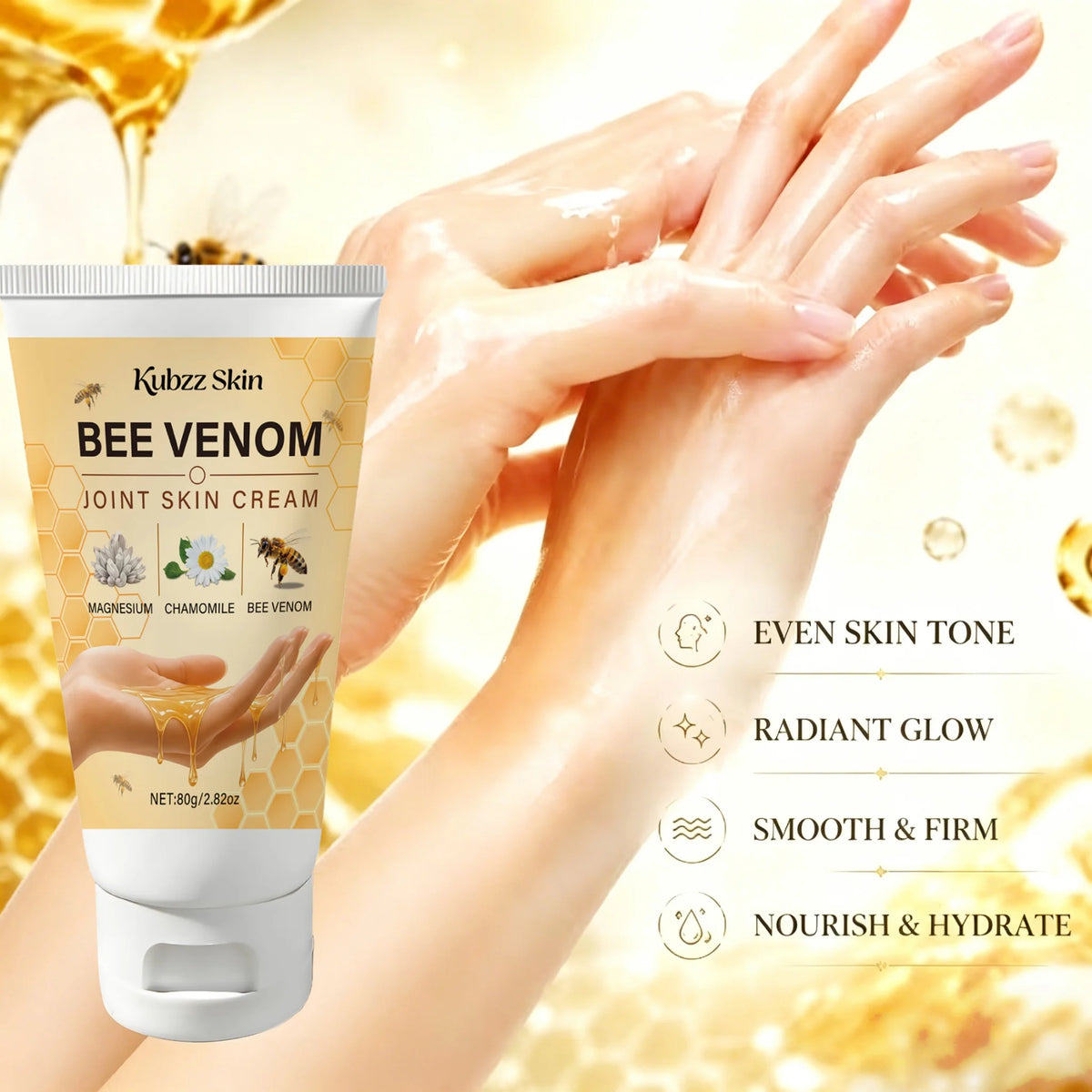 YCHZ Bee Venom Skin Care Cream – Nourishing Body & Hand Cream