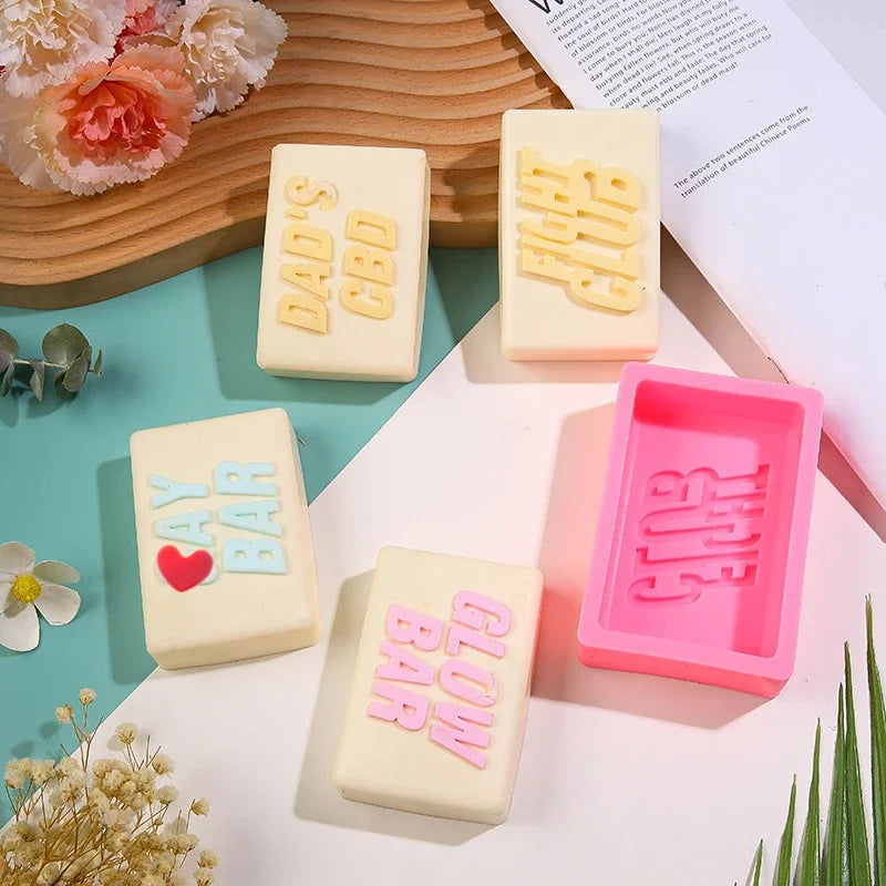 Silicone Letter & Shape Mold – Soap, Candle & Chocolate DIY