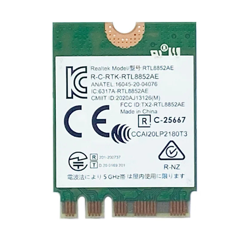 WiFi 6 RTL8852AE NGFF Wireless Card BT5.2 for Lenovo Laptops