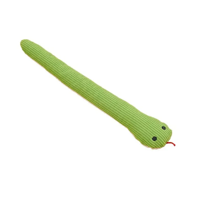 Crinkle Sound Kicking Cat Toy – Soft Plush Persimmon Teaser