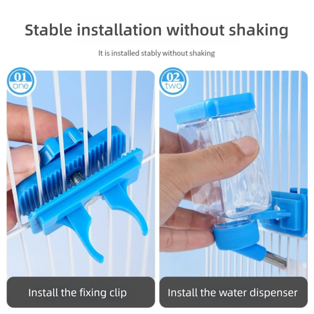 Hanging Bird Cage Water Dispenser – Automatic Leak-Proof