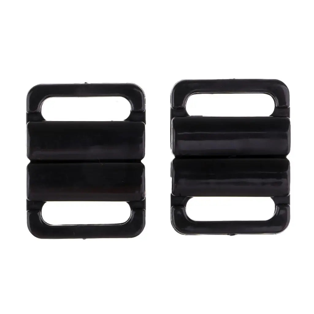 Plastic Bra Clip Hooks 25mm – Bikini Snap Fasteners 10 Pairs