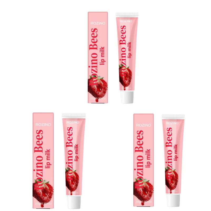 ROZINO Strawberry Lip Balm – 20g Moisturizing Lip Mask