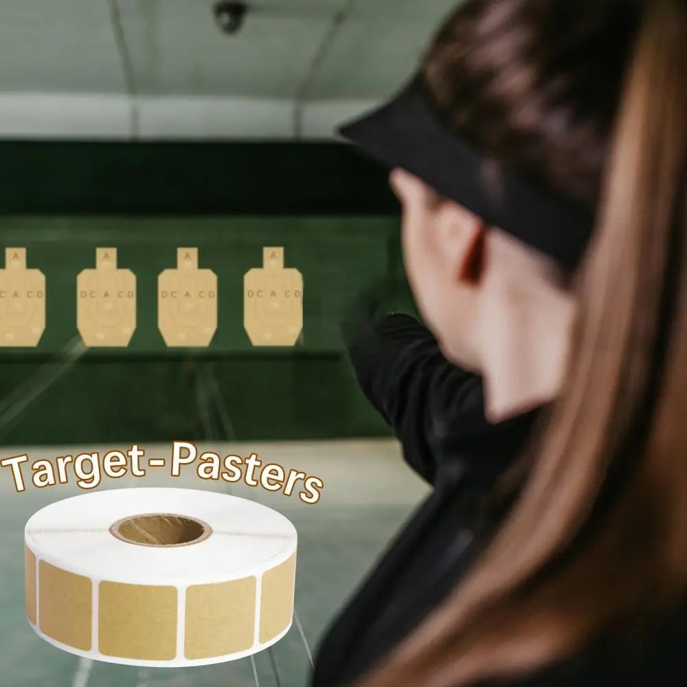 1000-Pack Self-Adhesive Square Shooting Target Pasters