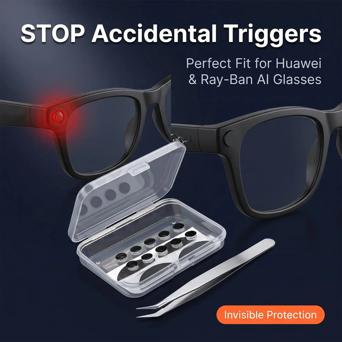 Smart Glasses LED Sensor Cover Stickers – Privacy Kit