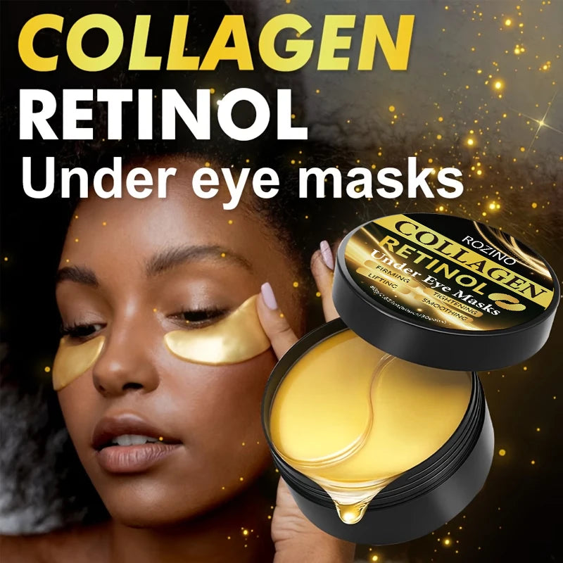 ROZINO Retinol Eye Mask 60 Pcs – Collagen & Hydration
