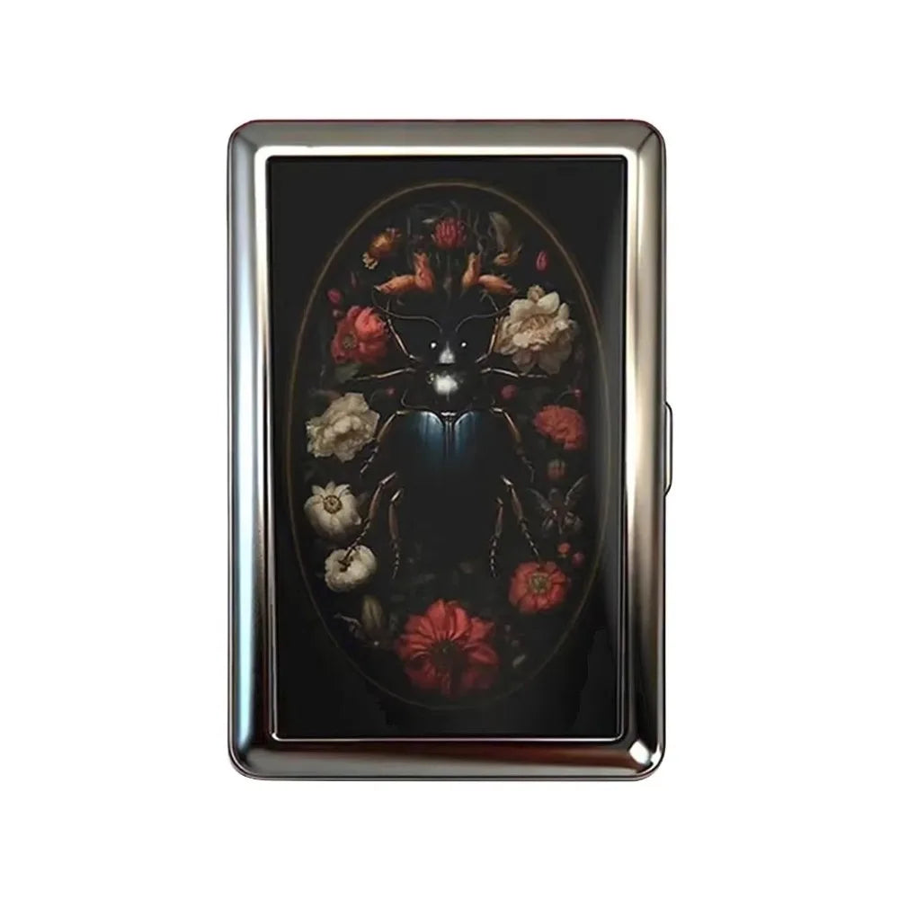 Vintage Metal Card Case – Snap ID & Business Card Holder
