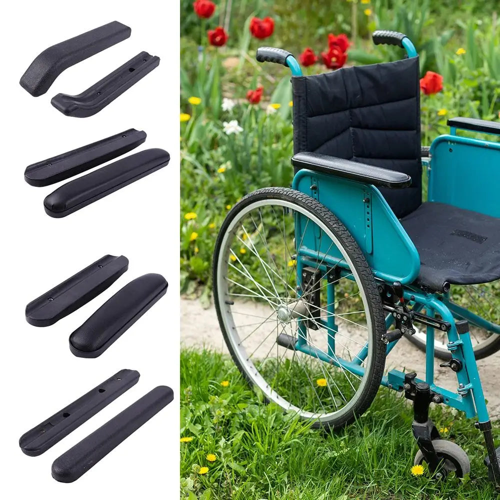 Leather Sponge Wheelchair Armrest Pad Replacement with Screw