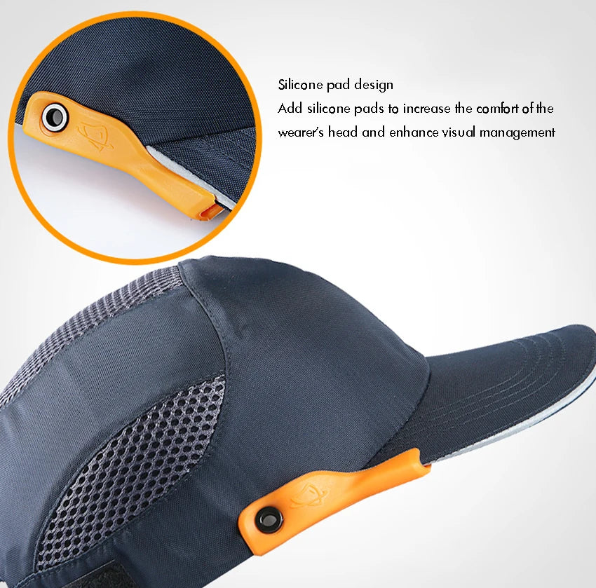 Adjustable Safety Hard Hat – Reflective Mesh Work Cap