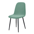 Stretch Jacquard High Back Dining Chair Cover Slipcover