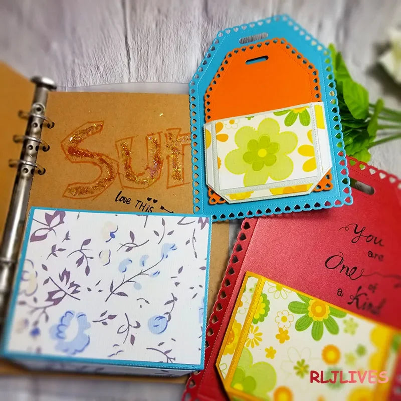 Love Swap Tags & Pockets Metal Cutting Dies – DIY Scrapbooking