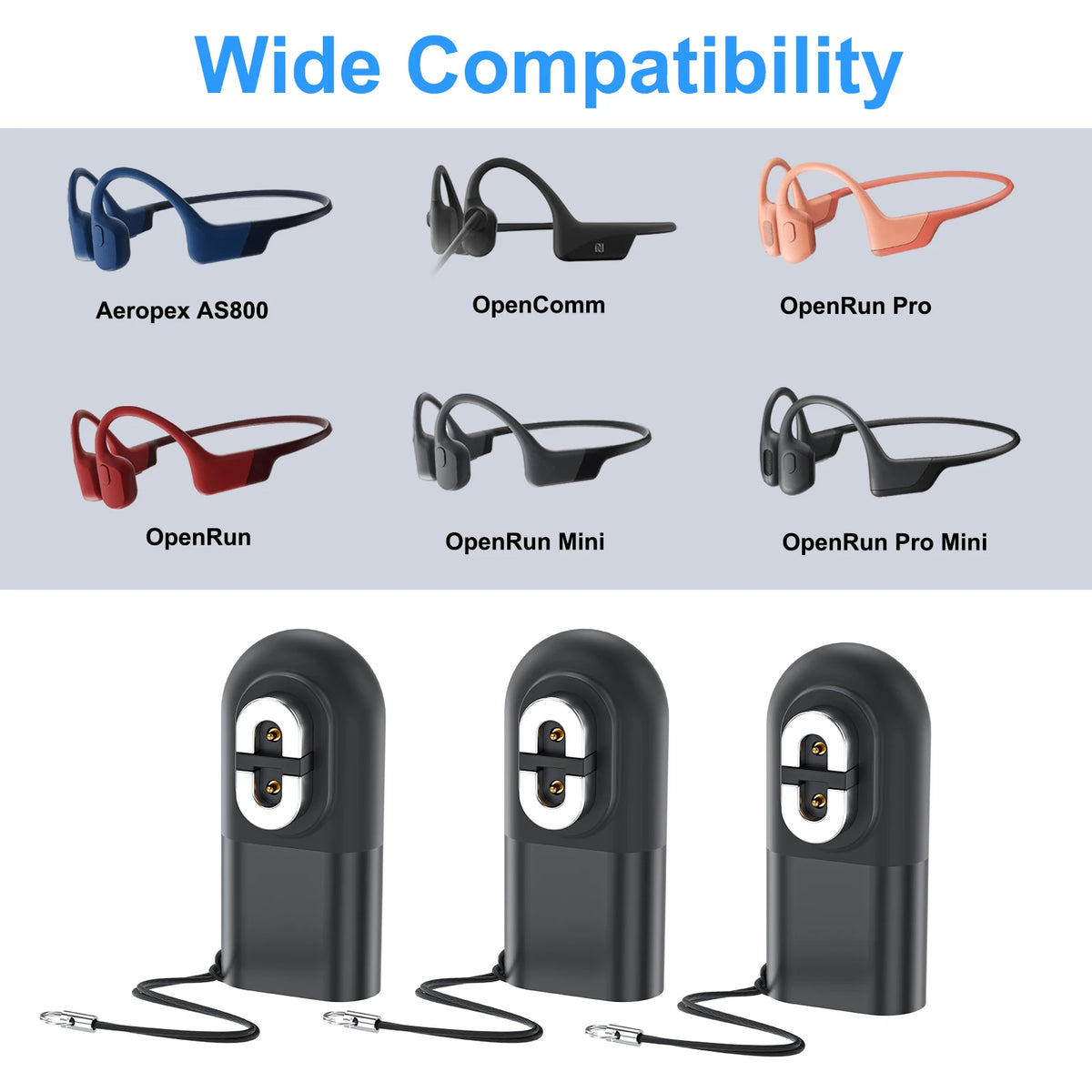 Magnetic USB-C Charger Adapter for AfterShokz Aeropex AS800