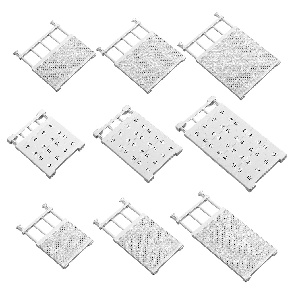 Extendable Closet Tension Shelf Rod & Storage Rack Organizer