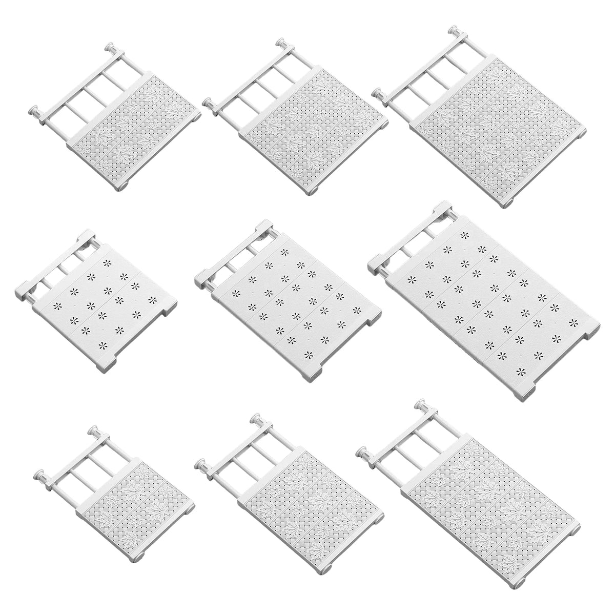 Extendable Closet Tension Shelf Rod & Storage Rack Organizer