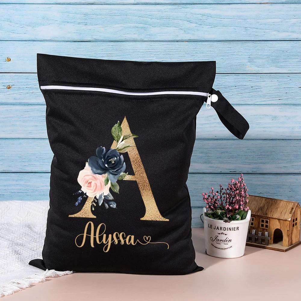 Personalized Waterproof Wet Dry Bag – Custom Name Swim Pouch