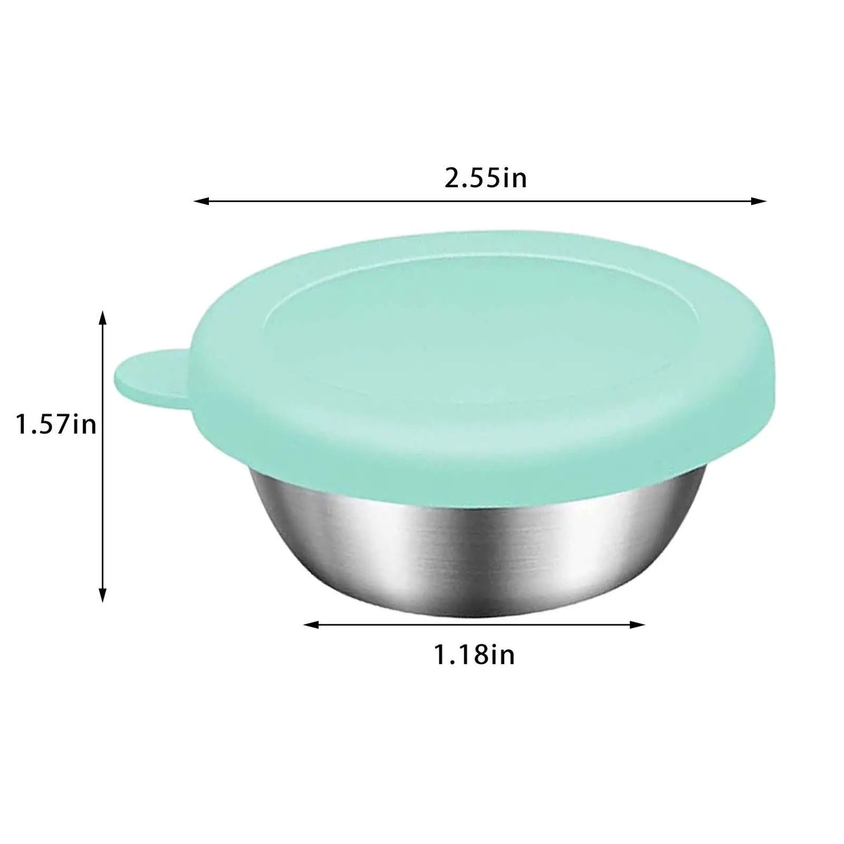 Kesoto Reusable Stainless Steel Salad Dressing Container