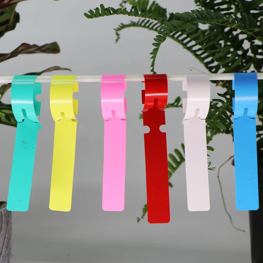 Waterproof Hanging Ring Plant Labels – Reusable Garden Tags