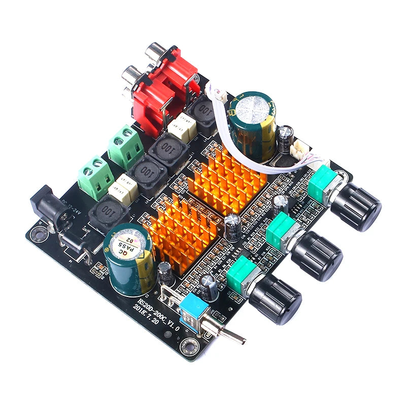 100W Dual Channel Digital Power Amplifier Board | Stereo Subwoofer