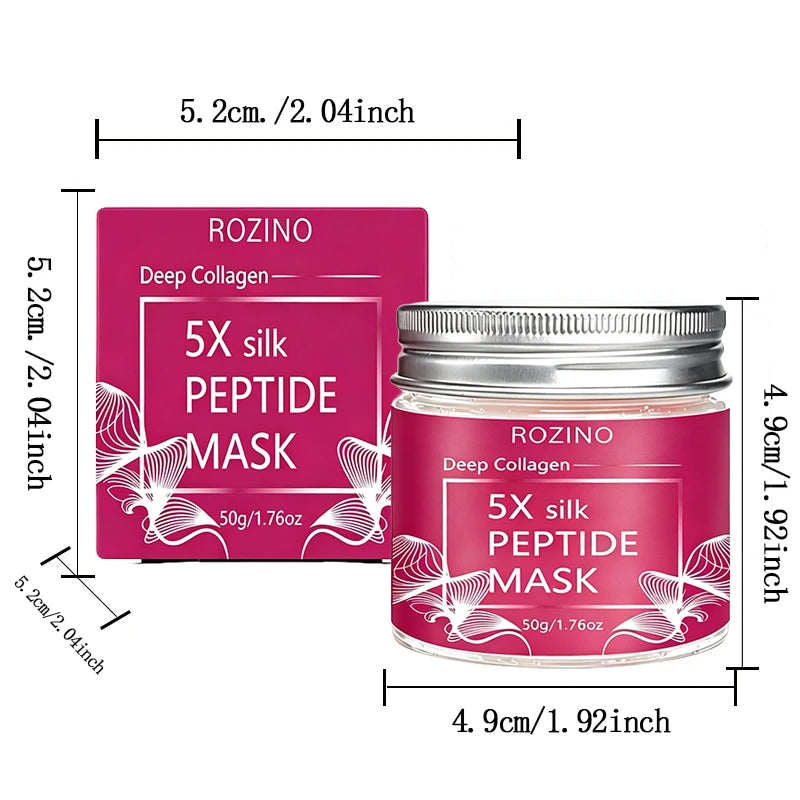 ROZINO Pink Silk Peptide Peel-Off Mask – Hydrate & Brighten