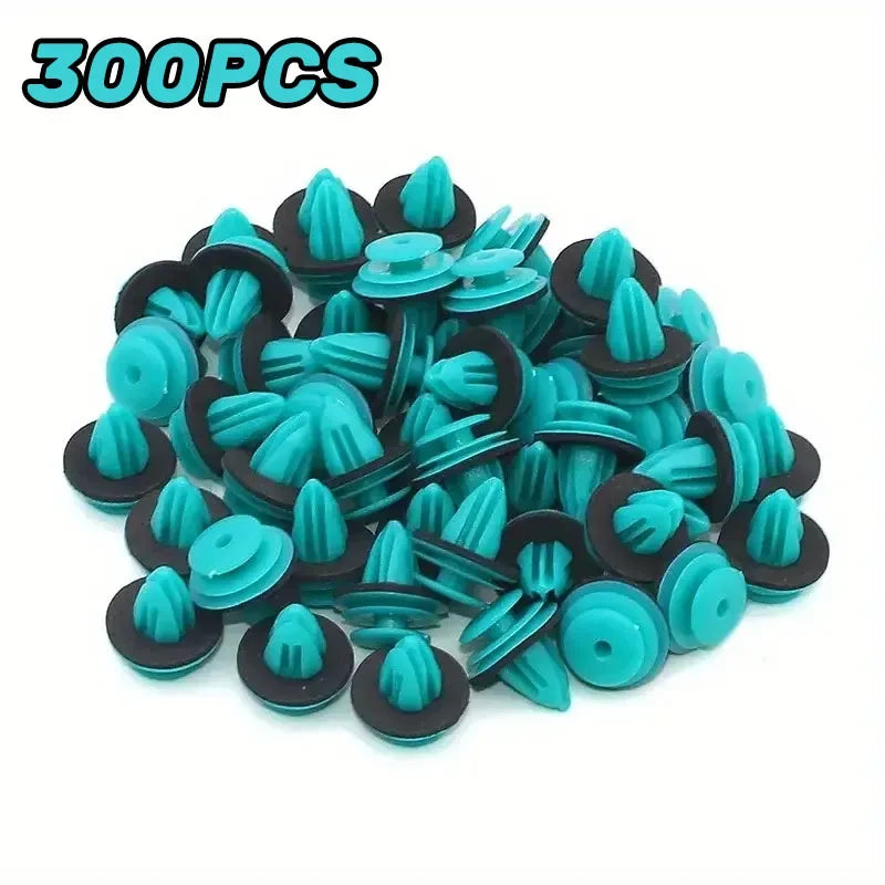 Push Rivet Clips for Car Door Panel & Bumper Trim – 10/300PCS