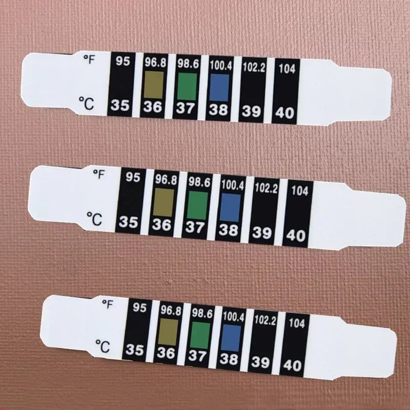 Reusable LCD Forehead Temperature Strip 10/20Pcs – Baby Kids