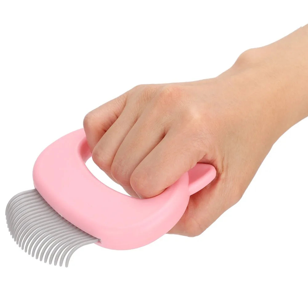 Shell Shape Cat & Dog Deshedding Brush – Fur Removal Comb