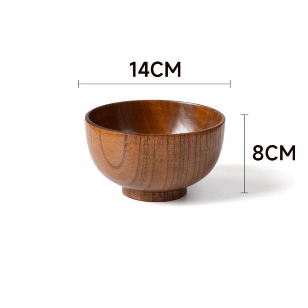 Japanese Handmade Wooden Bowl – Soup, Salad & Kitchen