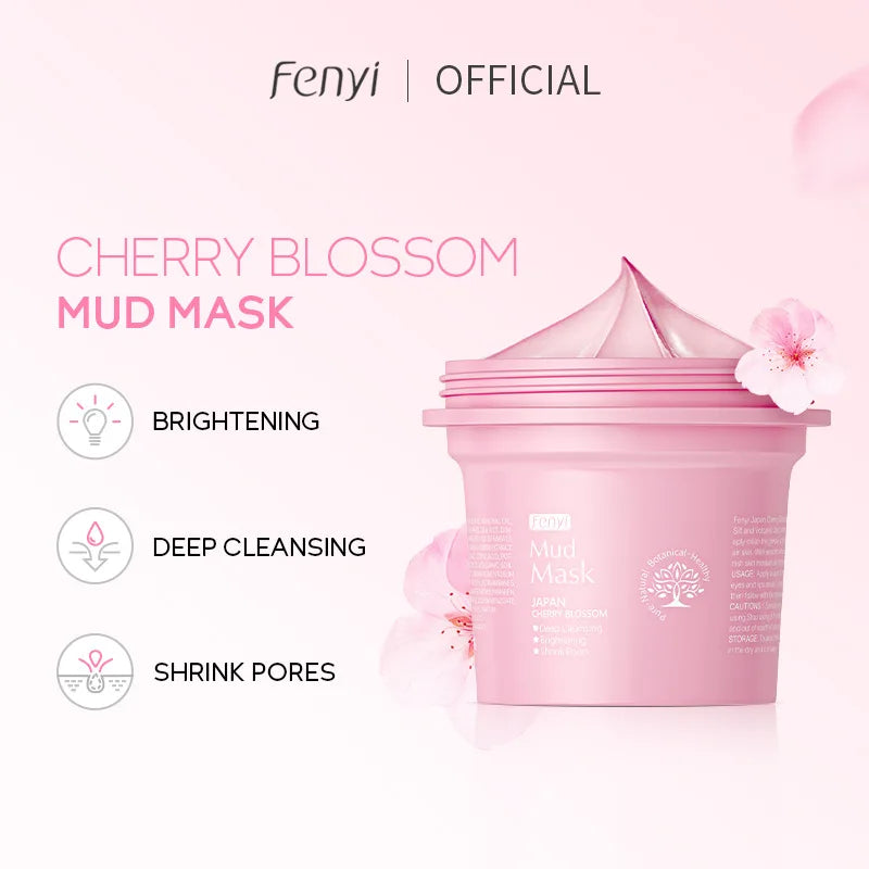 LAIKOU Sakura Mud Face Mask 100g – Oil Control & Pore Care