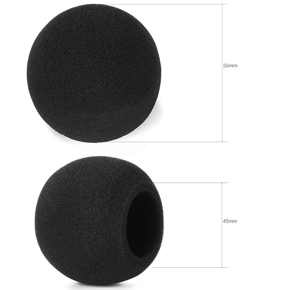 Foam Mic Windscreen Cover for Shure SM58 & SM48 | Pop Filter