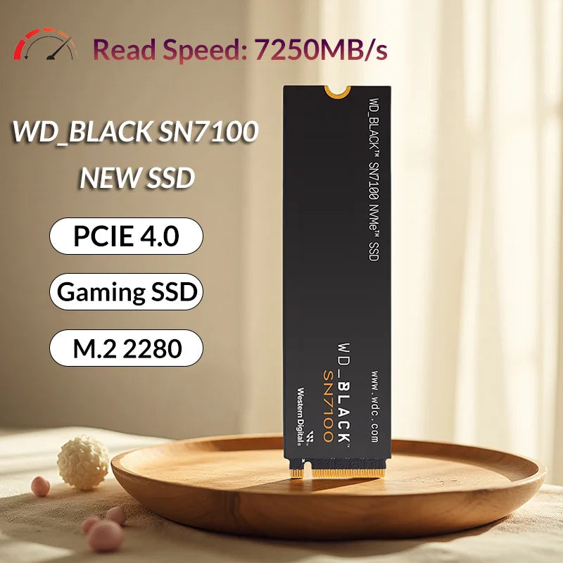 WD_BLACK SN7100 NVMe SSD 1TB–4TB M.2 PCIe Gen 4 | Up to 7250MB/s