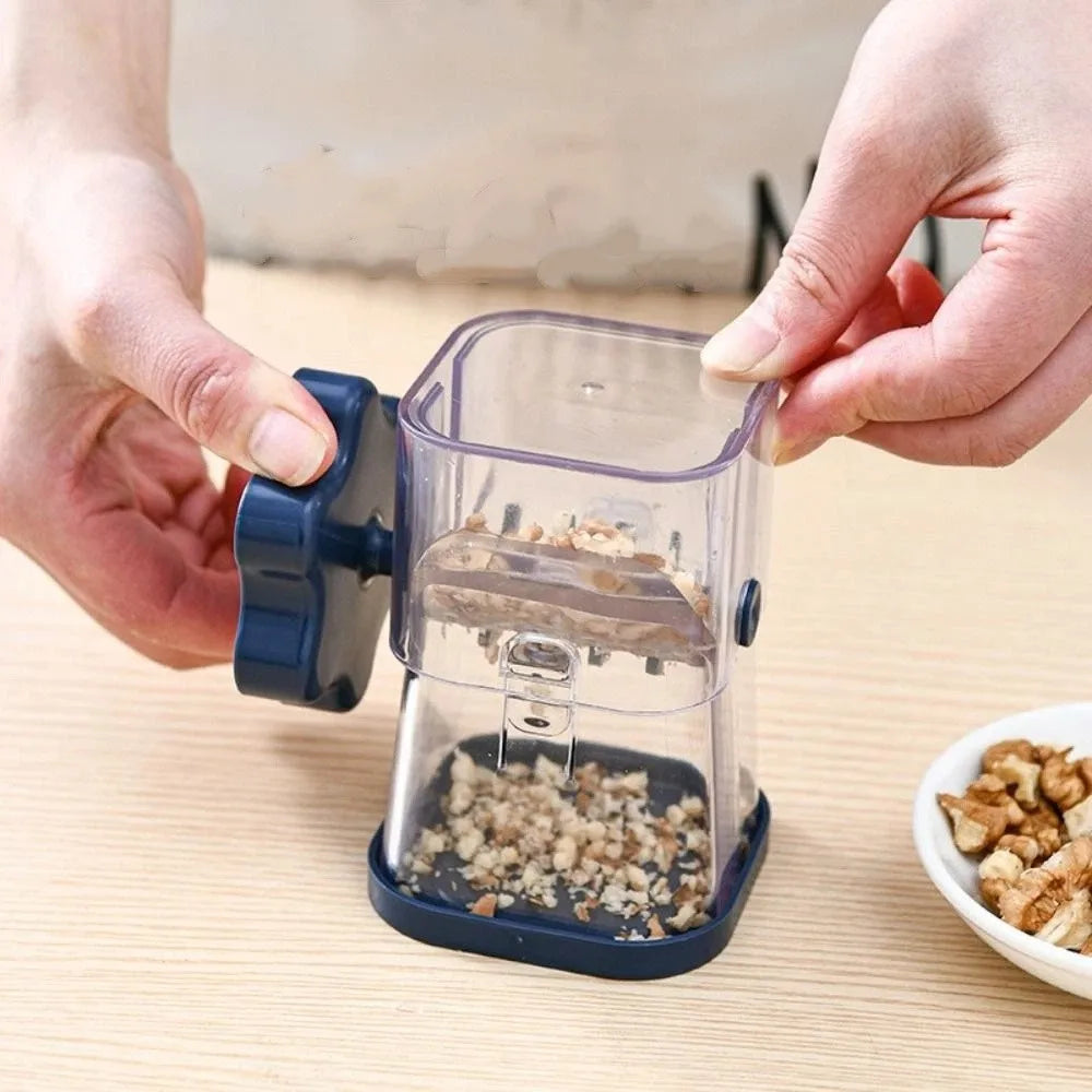 Manual Hand Crank Nut Grinder & Walnut Chopper | Kitchen Tool