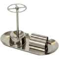 3-Piece No-Drill Wall Mounted Toothbrush & Toothpaste Holder