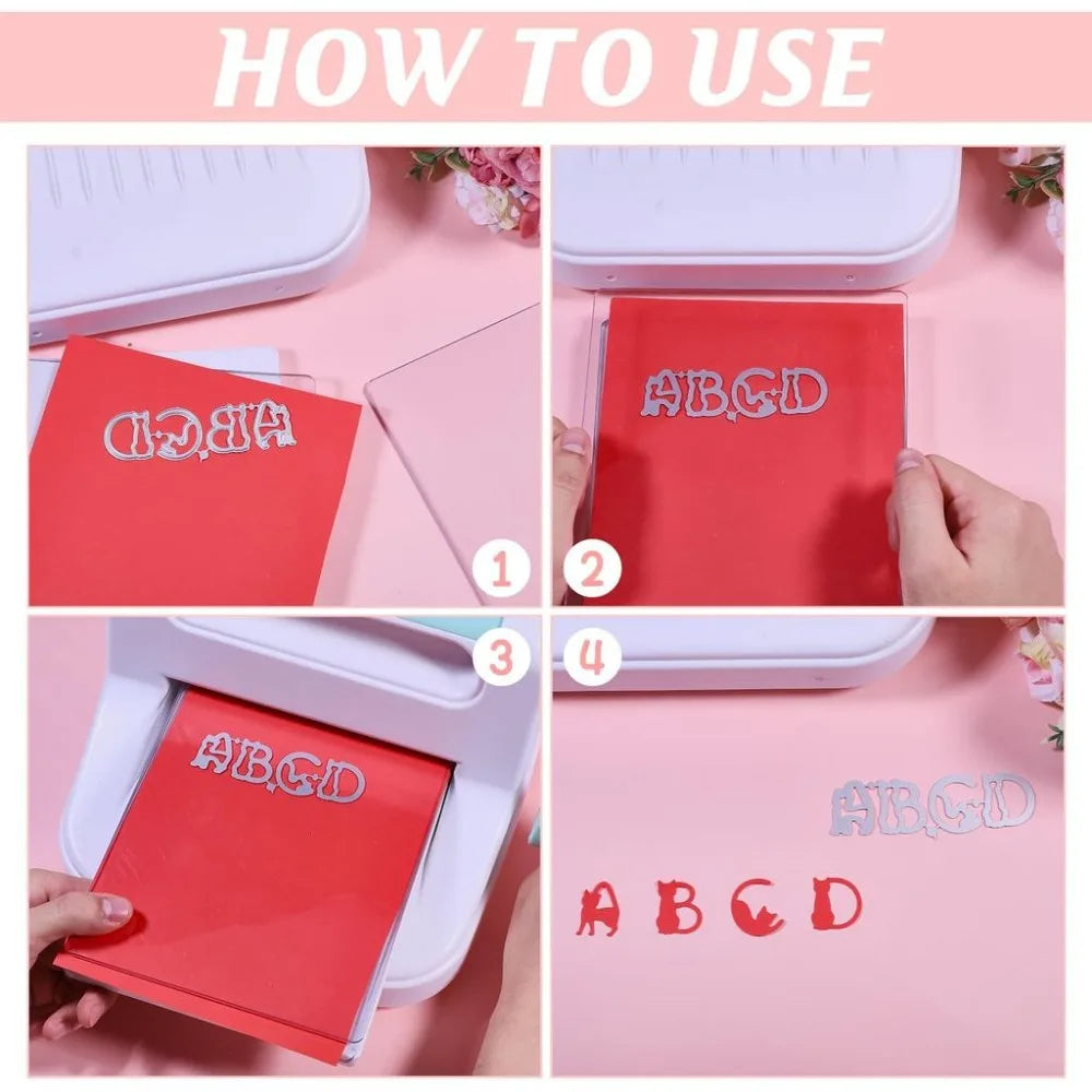 Cat Alphabet Cutting Dies – DIY Scrapbooking & Card Making