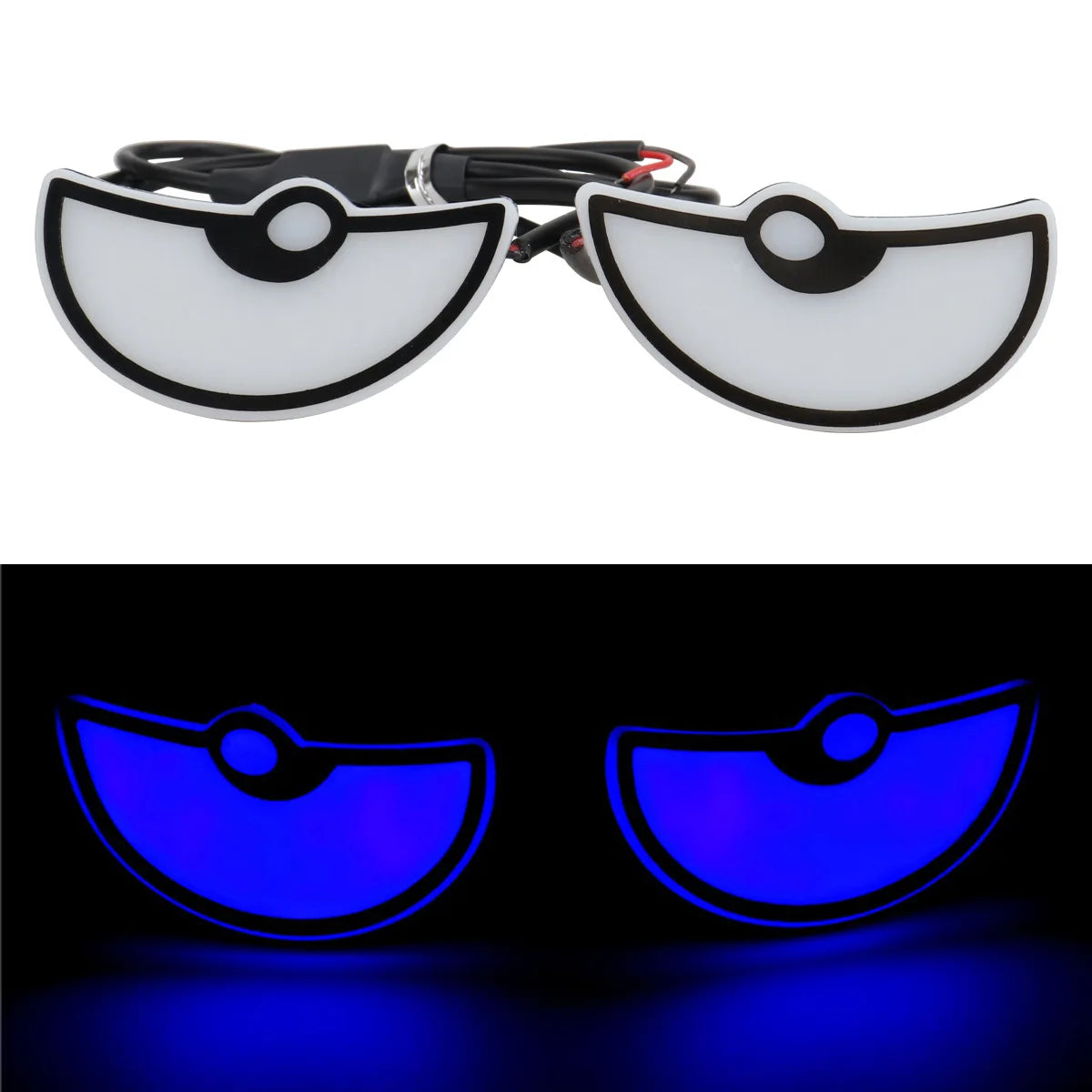 2-Pack LED Demon Eye Headlight Accent Lights – Car & Motorcycle