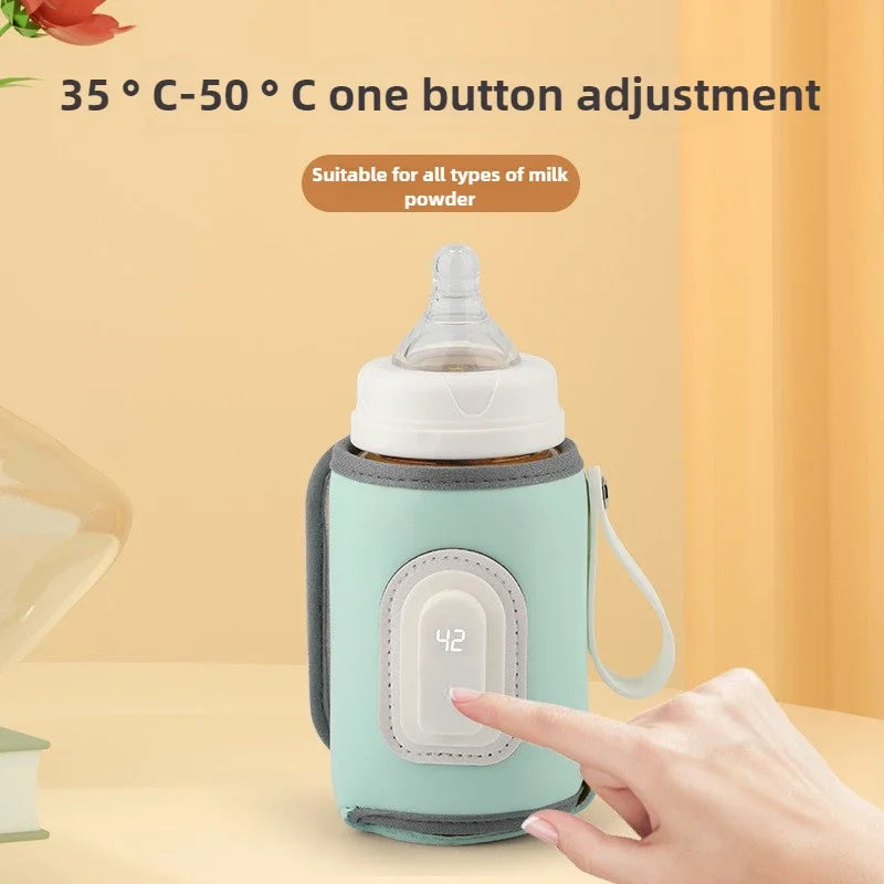 Portable USB Baby Bottle Warmer & Insulation Cover – 21W