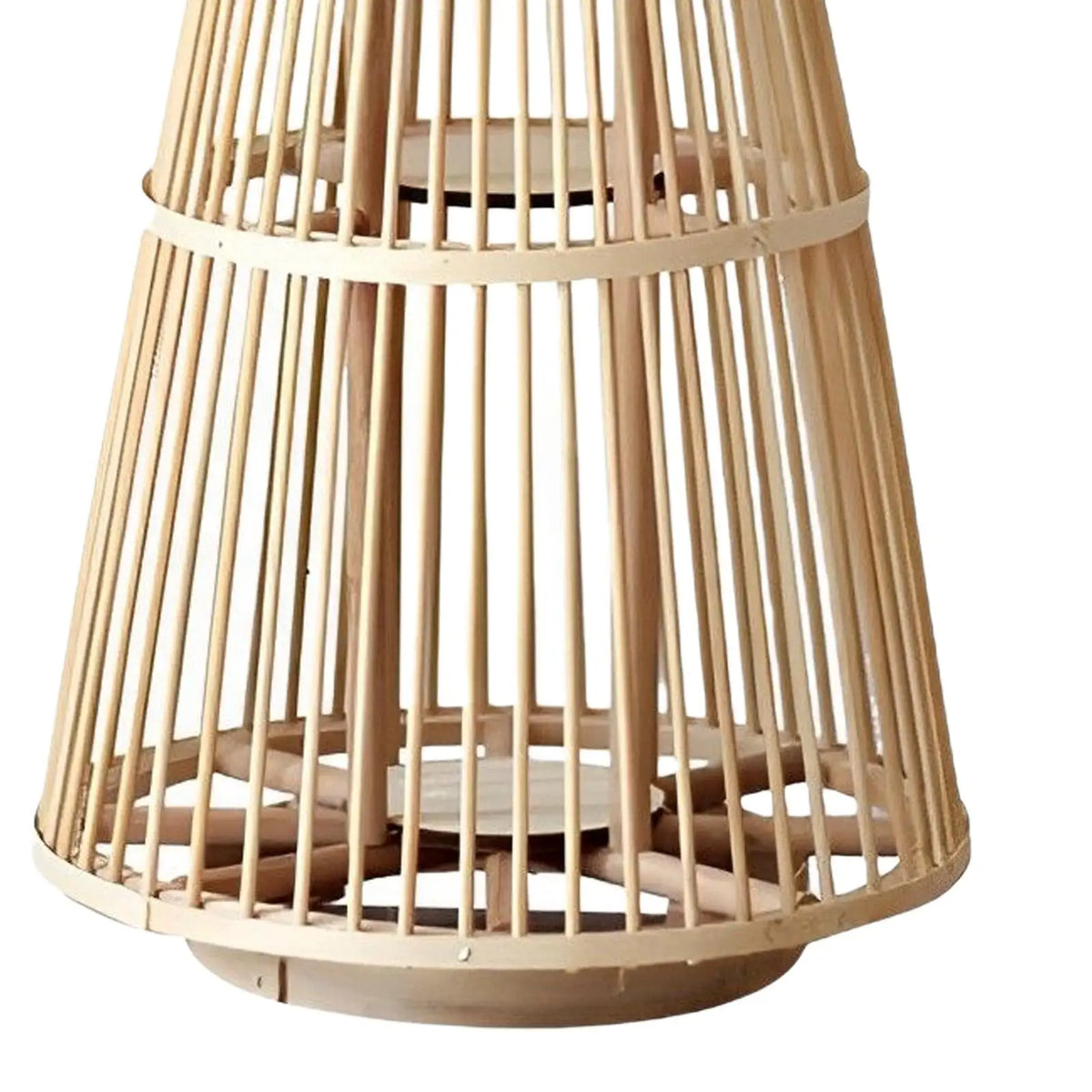 Hand Woven Bamboo Candle Holder Lantern | Hanging Home Decor