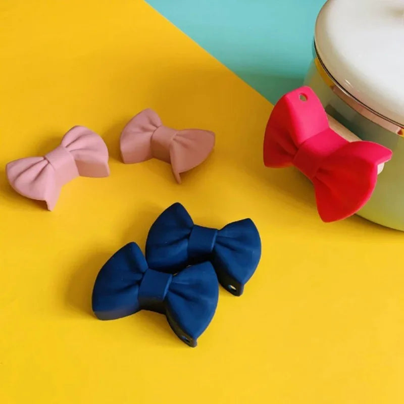 Silicone Pot Ear Clips | Heat-Resistant Anti-Slip Bowl Holders
