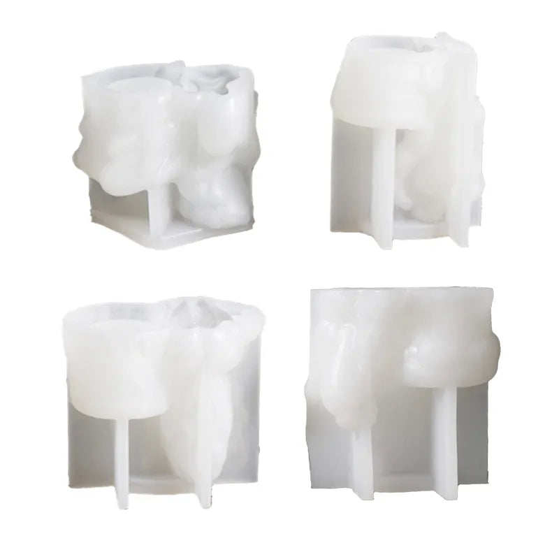 3D Angel Flower Pot Silicone Mold – Resin, Plaster & Concrete