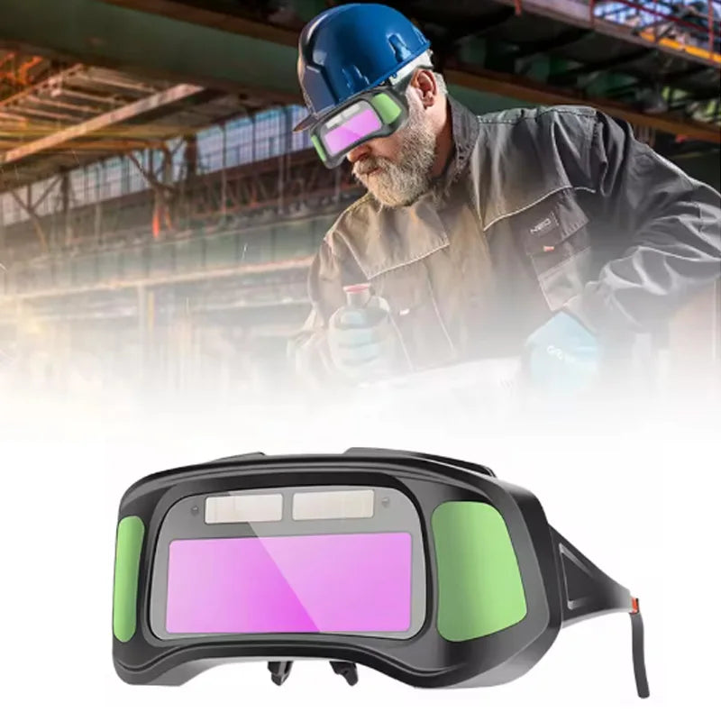 Auto-Dimming Solar Welding Goggles – Multi-Window Safety