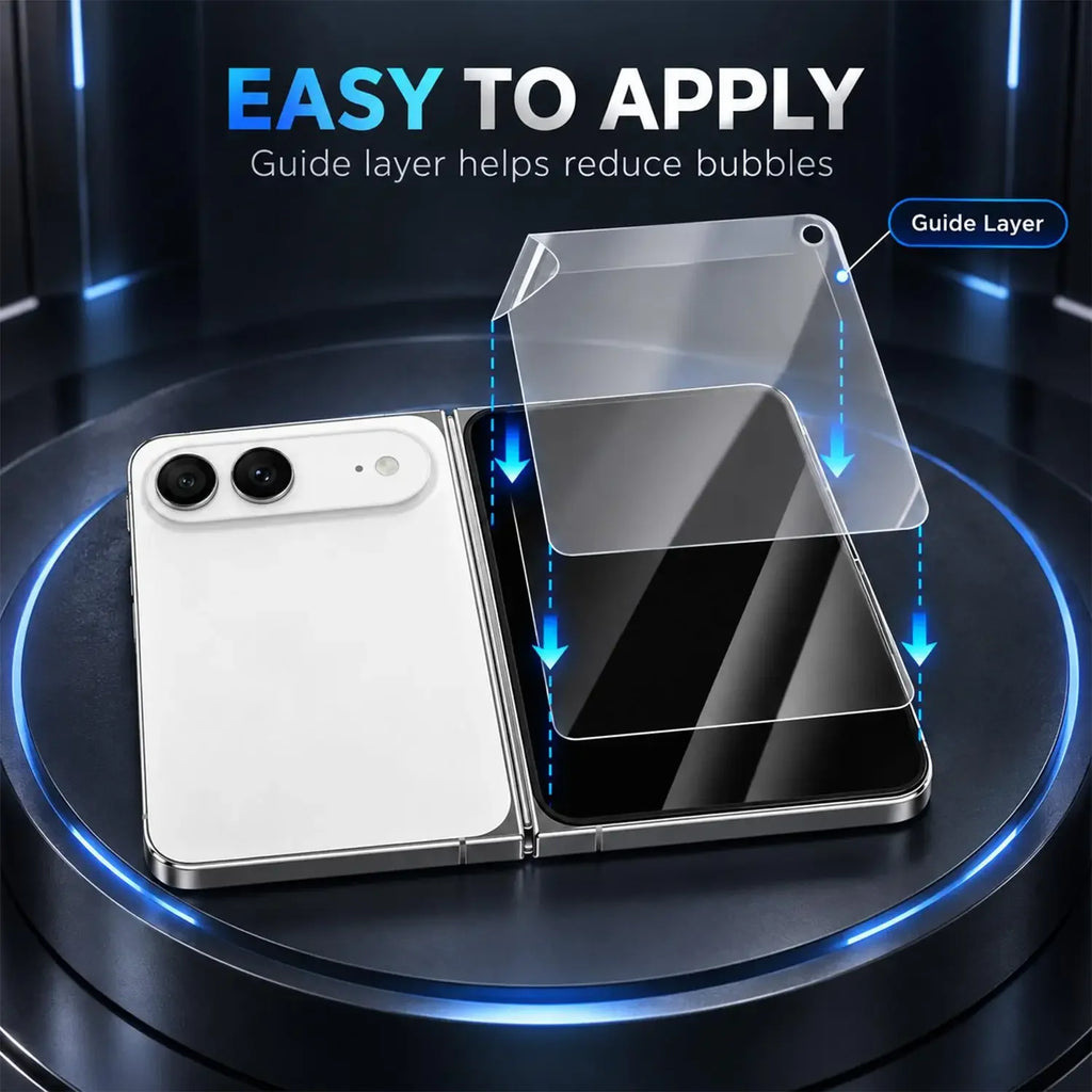 4-in-1 Hydrogel Screen Protector for iPhone Duo Inner & Outer