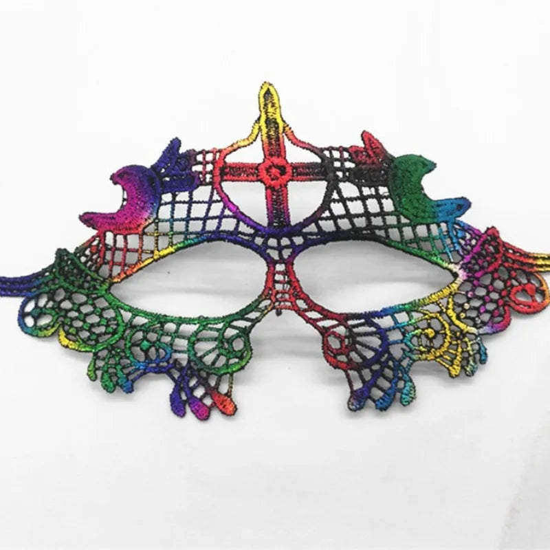 Elegant Venetian Lace Eye Mask – Masquerade & Carnival