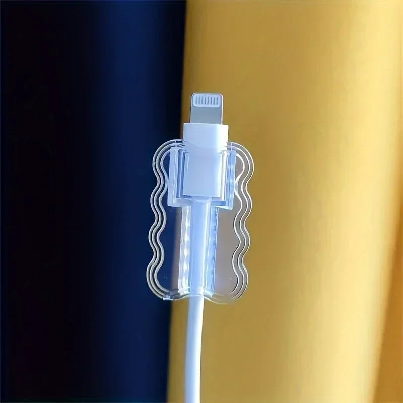 10-Pack Flexible Cord Saver Sleeves – Cable Protector Covers