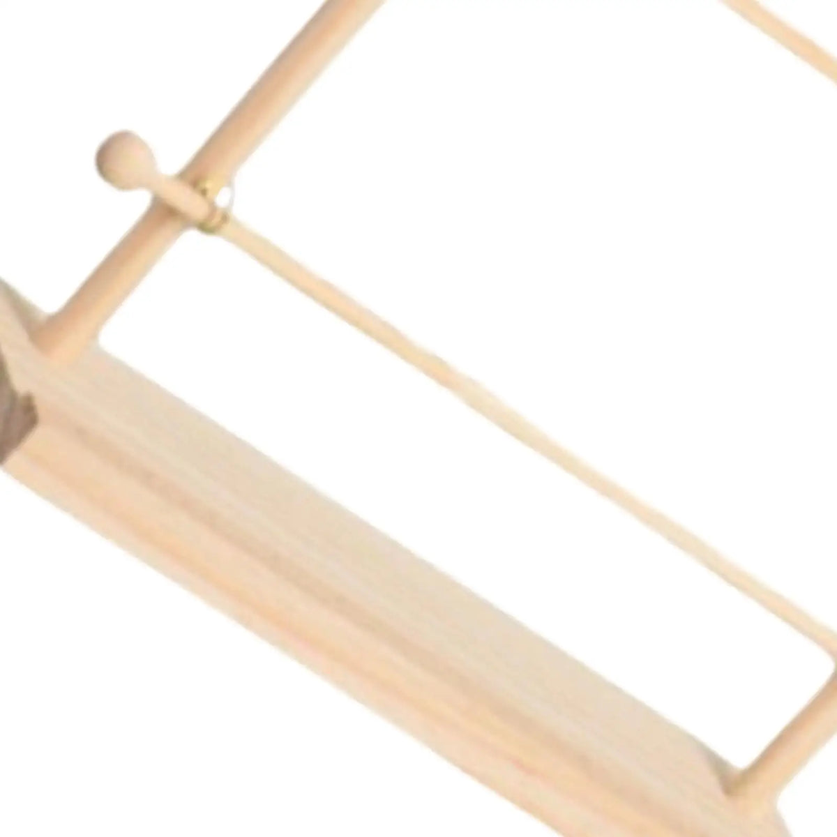 Wooden Ribbon Organizer Rack – Craft Room Storage Shelf
