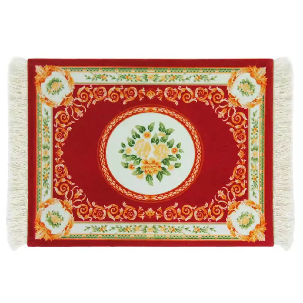 Persian Carpet Mouse Pad – Anti-Slip Rubber Gaming Mat 18×26cm