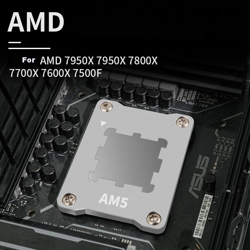 AMD AM5 CPU Holder – Aluminum Alloy Bending Correction Bracket