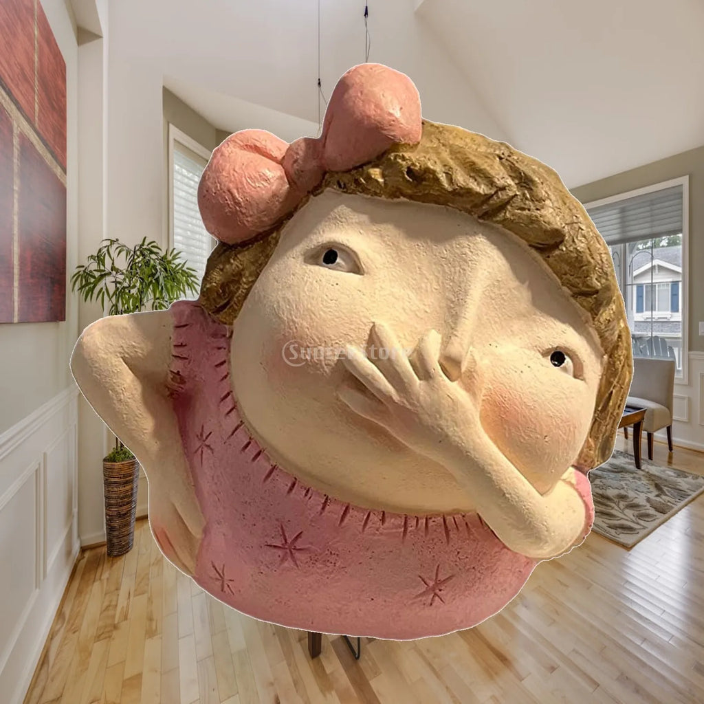 Funny Holding Nose Bathroom Statue | Humorous Resin Figurine