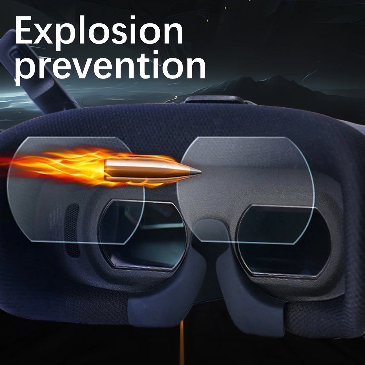 Tempered Glass Screen Protector for DJI N3 Goggles – Full Cover