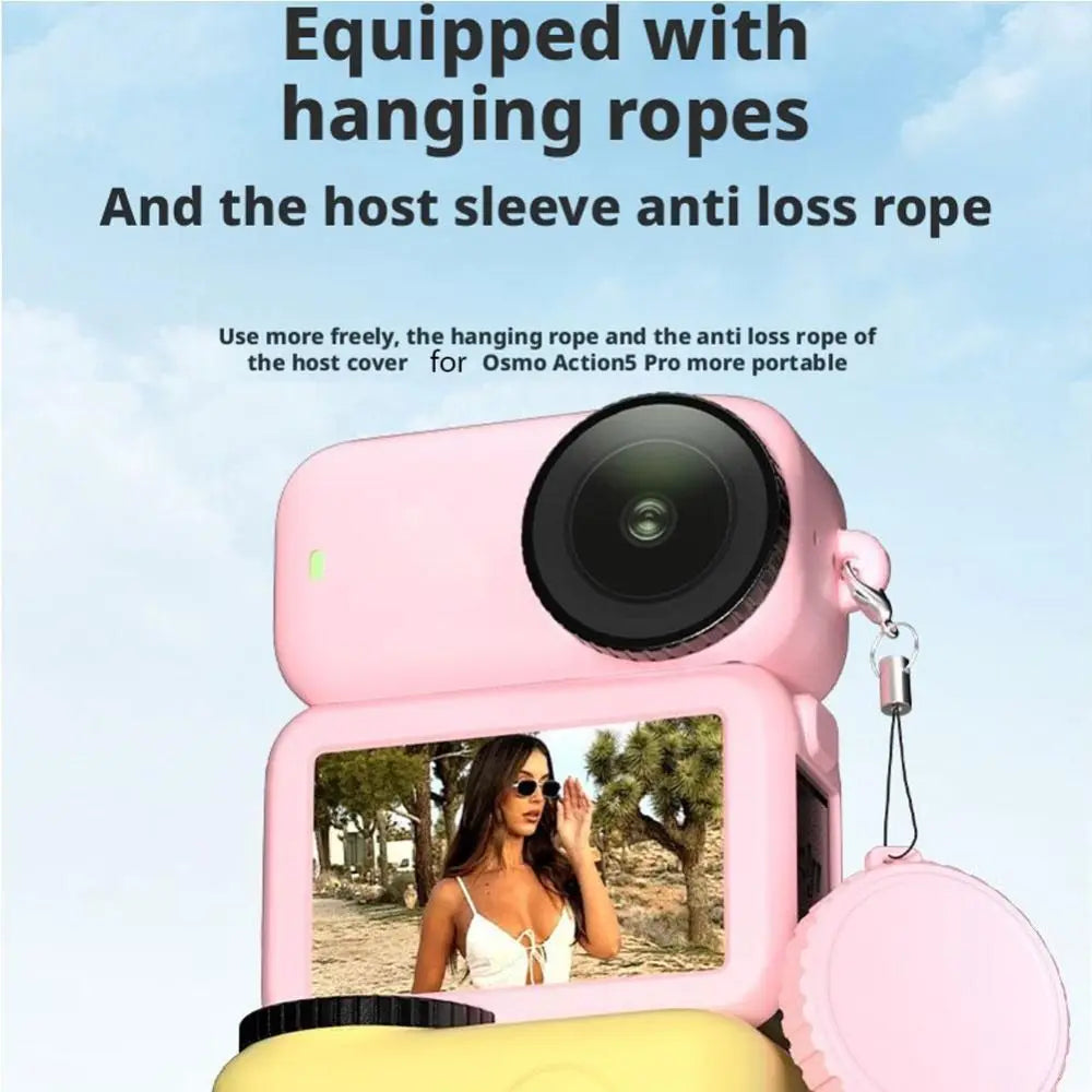 3-Piece Silicone Case & Lens Cap Set for DJI Osmo Nano